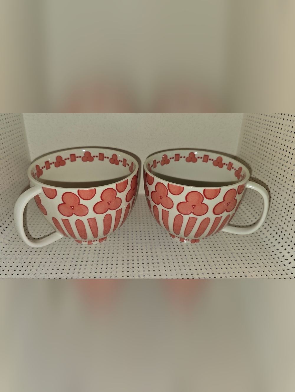 Set Of 2 Anthropologie Ravella Mugs
